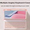 AnMengXinLing Keyboard Case for iPad Air 11 Inch (M3/M2)/ Air 5th 4th Generation, Slim Magnetic Detachable Keyboard with Pencil Holder for iPad Pro 11, Black+White view 4