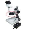 VAKUUM Lab Microscope Slides 60 LED Adjustable Ring Light Illumination Lamp, White/Red/Yellow/Purple Lighting for Microscope with Power Adapter Microscope Parts (Color : Purple) view 3