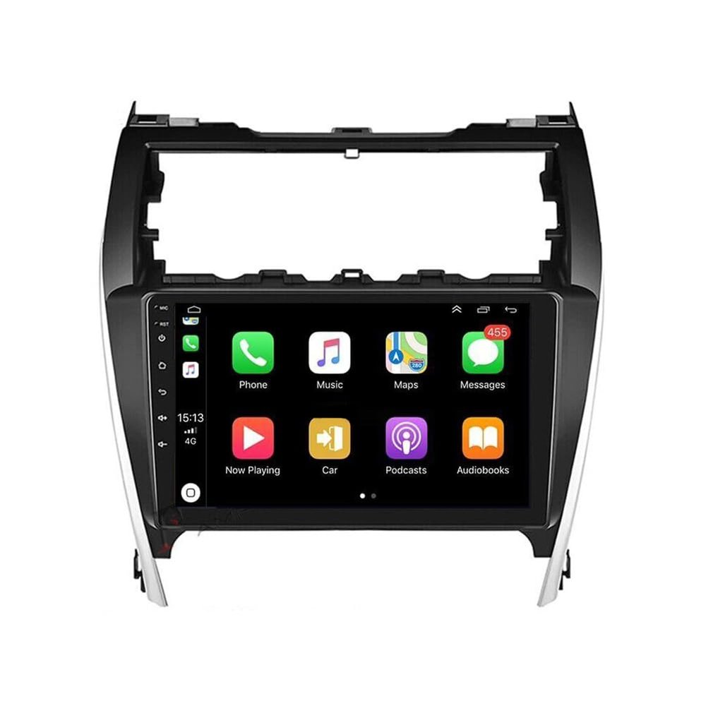 10 Inch Car Stereo,Slakerbe Wireless Portable Car Stereo Carplay Android Auto Car Radio Android 13 MP5 Player 2+32GB Car Radio with WiFi USB FM Backup Camera Compatible for Camry2012 2013 2014