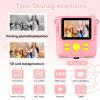 Radekly Instant Print Camera for Kids,Christmas Birthday Gifts for Age 3-12 Girls Boys1080P HD Digital Video Cameras for Toddler,Kids Portable Toy with 3 Rolls Photo Paper32GB Card-Pink view 2
