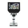 VAKUUM Lab Microscope Slides Aluminum Alloy Stand Digital 1-600X 3.6MP 4.3inch HD LCD Display USB Microscope Microscope Parts (Color : Digital Microscope) view 3