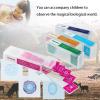 VAKUUM Lab Microscope Slides 35 Piece of Colorful Microscope Samples Biological Samples Slides Microscope Parts view 3