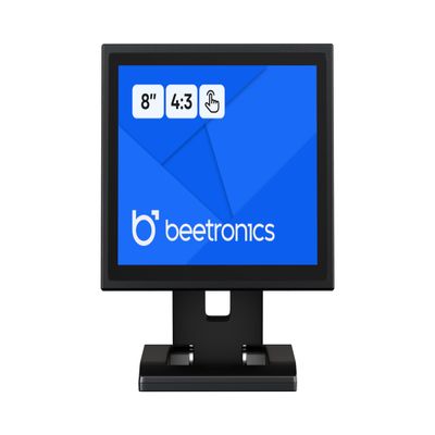 Beetronics 8 Inch Touchscreen Monitor | Full HD 1080p | 8TSV7M  Industrial-Grade, Professional 10-Point Multi Touch Display for PC, Mac, Linux  HDMI, DisplayPort, USB-C, VGA Inputs