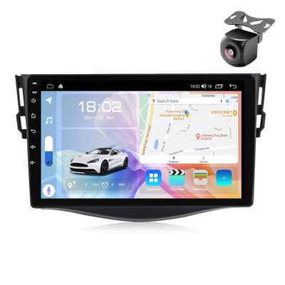 Android 12 System for Toyota RAV4 Rav 4 2006 2007 2008 2009 21010 2011 2012 Car Stereo Radio with FM SWC Camera Built-in Car-Play Android Auto GPS Navigation Touch Screen Upgrade (M300S 8core 4+32G)