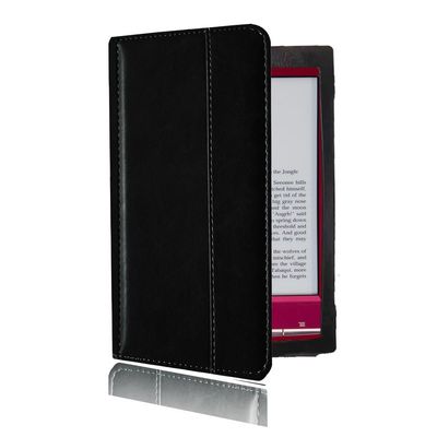 SOENS Case Suitable for Sony PRS-T1 6" eReader- Business Slim Lightweight Premium Smart PU Leather Cover with Auto Sleep/Wake (Color : Black)