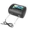 2Pcs 7 in Control Adjustable Headrest LCD Video Monitor MP5 Display Black Headrest Player view 2