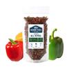 Harmony House Dried Mixed Bell Peppers, Diced - Dehydrated Vegetables For Cooking, Camping, Emergency Supply and More, 2.25 oz ZIP Pouch view 1