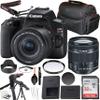 Canon EOS Rebel SL3 / 250D DSLR Camera with Canon EF-S 18-55mm f/4-5.6 is STM Lens + 32GB Memory Card + Tripod + Case + Cleaning Kit & More (Renewed) view 1