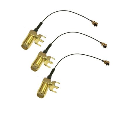10pcs SMA PCB Mount Jack Female Right Angle to IPX U.fl Connector 1.13 R.F Pigtail Cable 5cm 15cm 20cm 30cm(5cm,A Type)