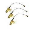10pcs SMA PCB Mount Jack Female Right Angle to IPX U.fl Connector 1.13 R.F Pigtail Cable 5cm 15cm 20cm 30cm(5cm,A Type) view 1