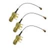 10pcs SMA PCB Mount Jack Female Right Angle to IPX U.fl Connector 1.13 R.F Pigtail Cable 5cm 15cm 20cm 30cm(5cm,A Type) view 2