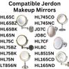 JERDON LED Mirror Replacement Bulbs - 3000K Warm White, 2 Pack - JLB3000 view 3