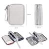 Yiasangly Electronic Organizer Bag, Waterproof Portable Travel Cable Storage Bag, Multifunctional Cord Storage Case for USB Drive, Dard Drive, Power Bank, Charger, Mouse, USB Cable, Headphones - Grey view 3