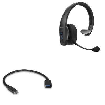 BoxWave Cable Compatible with BlueParrott B450-XT - USB Expansion Adapter, Add USB Connected Hardware to Your Phone