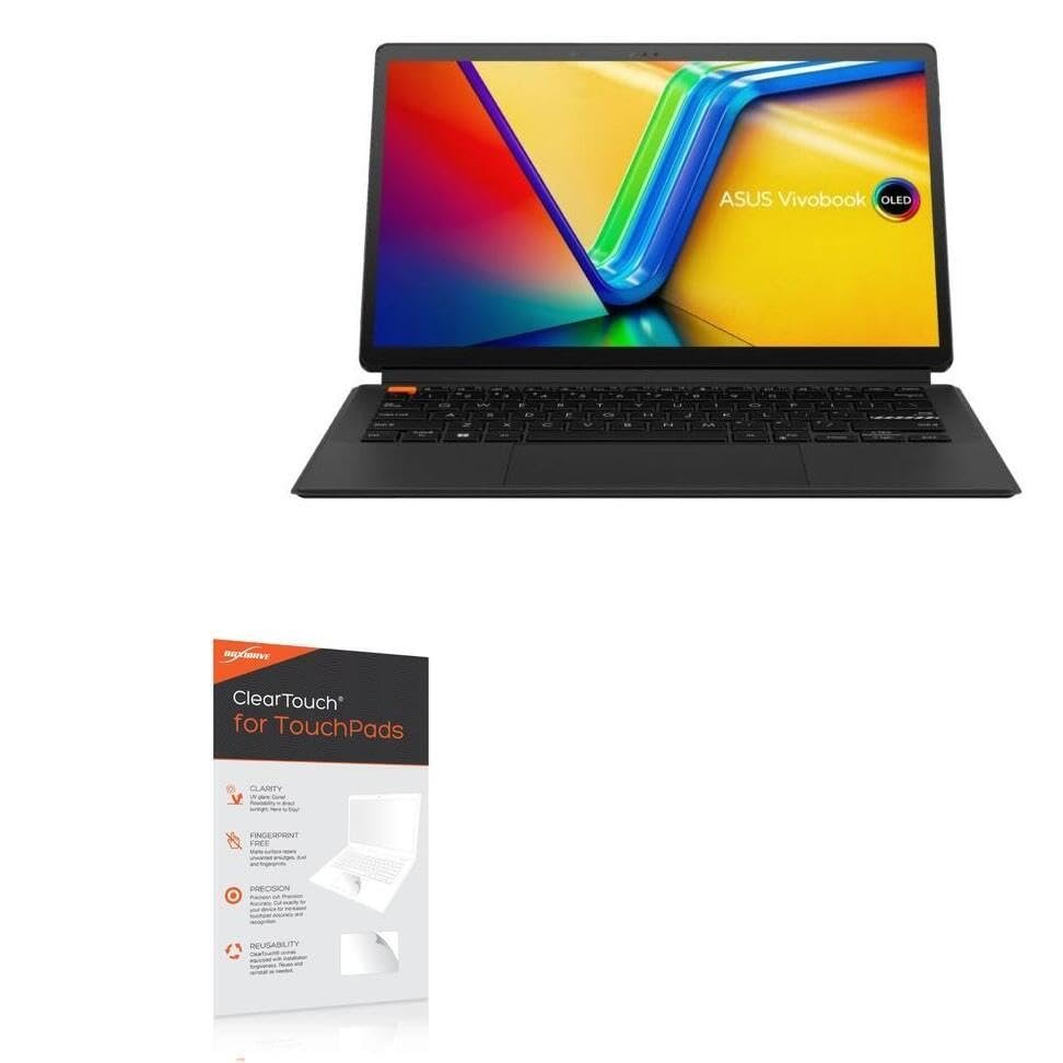 BoxWave Touchpad Protector Compatible with ASUS Vivobook 13 Slate OLED (T3304) - ClearTouch for Touchpad (2-Pack), Pad Protector Shield Cover Film Skin