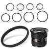 8 Pieces Step Up Ring Filter Adapter Set, Camera Lens Filter Metal Stepping Rings Kit, Total 49mm to 82mm, Compatible with DSLR Cameras Lens view 2