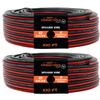 BEST CONNECTIONS Speaker Zip Wire (Various Gauge/Size Options) Primary Bonded Red & Black Speaker Cable Stranded Speaker Wire Car Audio Automotive Home Theatre (200 Feet (100ft x 2), 12 Gauge) view 1