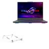 BoxWave Stand and Mount Compatible with ASUS ROG Strix G18 (2023) G814 - Pocket Aluminum Stand 3-in-1, Portable Multi Angle Viewing Riser - Metallic Silver view 1