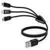 BoxWave Cable Compatible with Sony CyberShot DSC-WX500 - MultiCharge MicroUSB Cable, Multiple Charging Cable Micro USB Cable - Black view 2