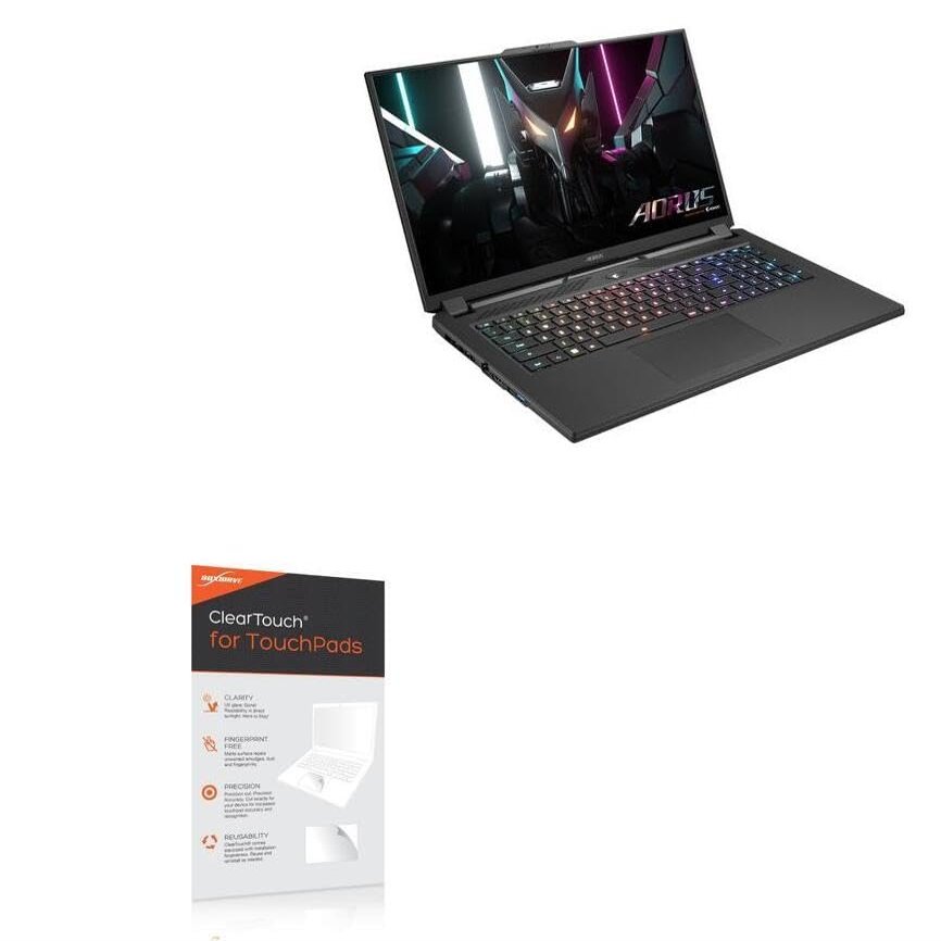 BoxWave Touchpad Protector Compatible with AORUS 17 (2023) - ClearTouch for Touchpad (2-Pack), Pad Protector Shield Cover Film Skin