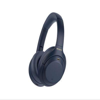 Sony WH-1000XM4 Noise Cancelling Wireless Headphones - 30hr Battery Life - Over Ear Style - Optimised for Alexa and Google Assistant - Built-in mic for Calls - Blue International Version