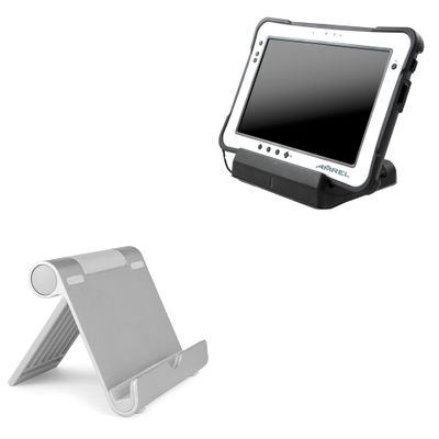 BoxWave Stand and Mount Compatible with Amrel APEX PM5 - VersaView Aluminum Stand, Portable, Multi Angle Viewing Sturdy