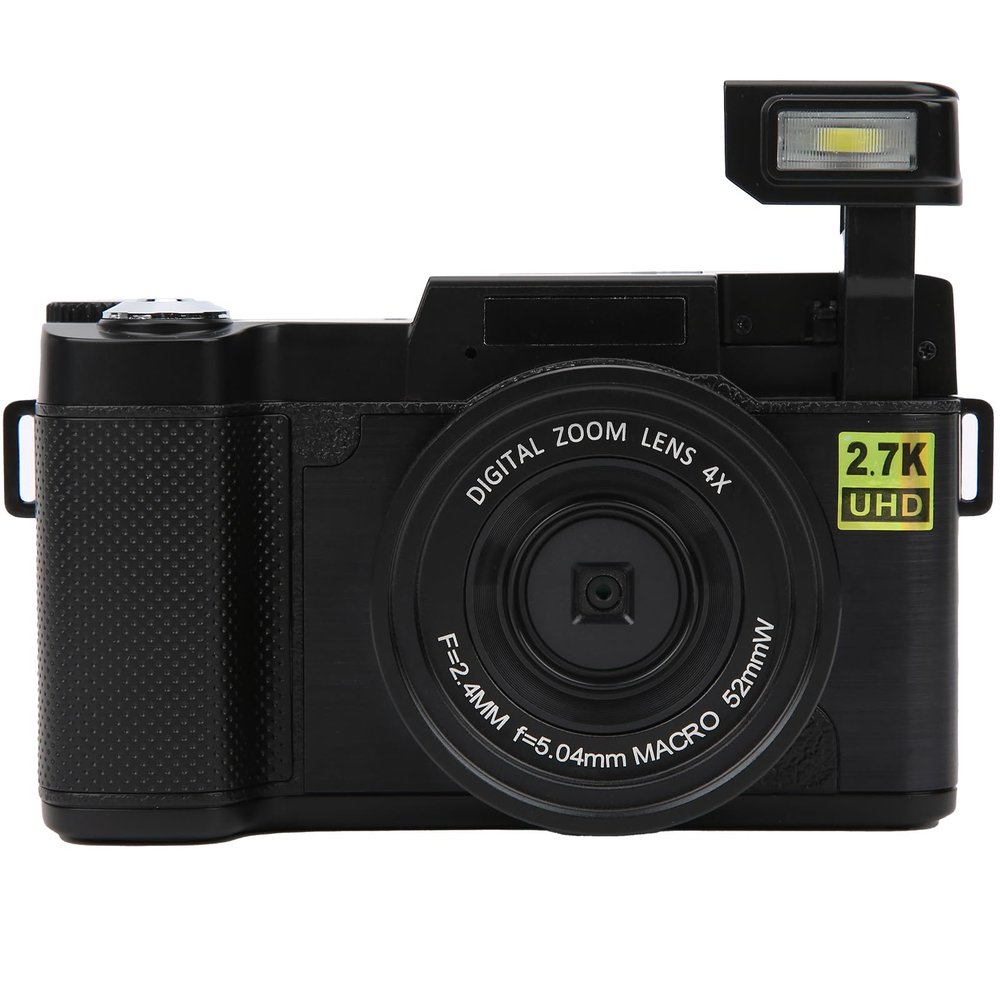 Raguso DV Camcorder, Digital Camera Easy to Operate 3in LCD Screen for Children and Friends