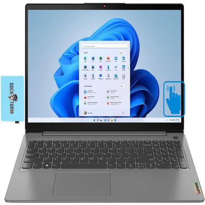 Lenovo IdeaPad 3i 15.6" Touchscreen FHD Essential Laptop for Student & Business (Intel i5-1135G7 Upto 4.4 GHz, 36GB RAM, 1TB PCIe SSD, SD Reader, WiFi 6, Webcam, Win 11 Pro) w/Dockztorm Hub