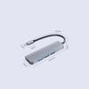 YIORYO 4 in 1 USB C Hub 4-Port USB Hub Micro USB Splitter Ultra-Slim USB Data Hub Portable USB Port Expander HDMI 4K view 2