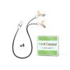 YorkSound Set of 4 Hearing Aid Clips, Adjustable Hearing Aid Holder String Anti-Lost BTE Clip with Storage Case, Hearing Protection Accessories for Adults & Kids, Binaural, Black view 2
