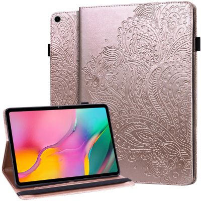 ALILANG Case for Samsung Galaxy Tab A11 Plus 2025 /A9 Plus 2023 11 inch with Stylus, Multi-View PU Leather Flip Stand Cover with Pen Holder for Samsung Tab A9+ Tablet Case -Rose Gold