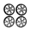 Unifizz Car 4pcs Plastic Audio Woofer Subwoofer Mesh Cover 6 Inch Black Protective Grill for Truck view 1
