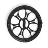 Unifizz Car 4pcs Plastic Audio Woofer Subwoofer Mesh Cover 6 Inch Black Protective Grill for Truck view 2