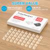100 PCS Outdoor Light Clips (Small, Clear), Christmas Light Clips for String Lights, Adhesive Cable Clips for Cable Management Cord Organizer, Wire Holders Hooks for Wall, Car, PC view 2