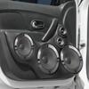 Unifizz Car 4pcs Metal Glossy Audio Speaker Cover Mesh Subwoofer Grill Horn Guard Decorative Circle Grille Protector 4 Inch Black view 2