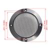 Unifizz Car 4pcs Metal Glossy Audio Speaker Cover Mesh Subwoofer Grill Horn Guard Decorative Circle Grille Protector 4 Inch Black view 3