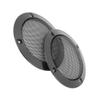 Unifizz Car 4pcs Metal Glossy Audio Speaker Cover Mesh Subwoofer Grill Horn Guard Decorative Circle Grille Protector 4 Inch Black view 4
