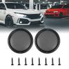 Unifizz Car 2pcs Speaker Mesh Grill Cover Protector Sub Woofer Subwoofer Grille Set 8.5" Black view 2