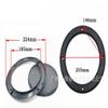 Unifizz Car 2pcs Speaker Mesh Grill Cover Protector Sub Woofer Subwoofer Grille Set 8.5" Black view 3