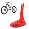 HERCHR 26in 27.5in 29in Freestanding Bike Stand for Garage Parking, Bike Parking Side Stand for Mountain MTB Road Bicycles Indoor(Red) view 2
