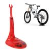 HERCHR 26in 27.5in 29in Freestanding Bike Stand for Garage Parking, Bike Parking Side Stand for Mountain MTB Road Bicycles Indoor(Red) view 3