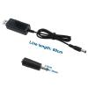 ECSiNG DC Booster Cable - LED Display, Step Up Converter 5V to 9V/12V, 0.8m Power Bank Router Cable with DC 5.5x2.1mm Jack 3.5x1.35mm for Power Adapter view 4