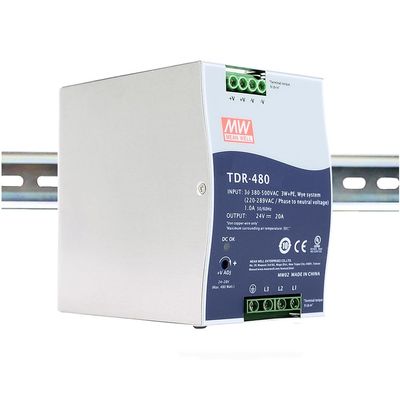 Mean Well TDR Switching Power Supply3 Ph TDR-240-48 240W 5A