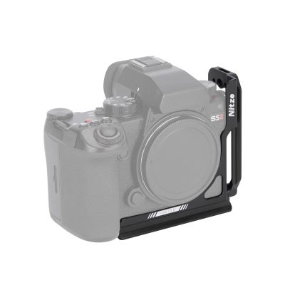 Nitze L Bracket for Panasonic S5 II / S5 IIX Camera, with Built-in Arca-Type Quick Release Plates, 1/4" Locaiting Hole and Threaded Holes, Compatible with DJI Stabilizers - T-P04A