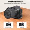 Nitze L-Bracket for Canon R6 Mark II / R6, with Built-in Arca Quick Release Plate and Multiple 1/4"-20 Thereaded Holes - T-C05A view 2