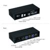 CKLau 8K60Hz 4K144Hz 2 Port USB 3.0 KVM Switch Displayport 1.4 with All Input Cables, Digital Display for Two Computers Sharing One Monitor view 3