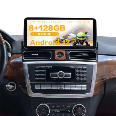 ZWNAV 12.3 inch Android 12 Radio for Mercedes-Benz ML350 GL350 GL ML300 2012-2015,128GB Stereo Replacement Android Auto Touch Screen GPS Navigation Head Unit Multimedia Video Player Carplay