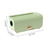 VALINK Cable Management Box,Cable and Cord Organizer Box, Desk Cord Organizer Box Cord Hider, Power Cable Storage Box with Dustproof Lid White view 4