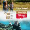 5-Years Data Recovery GIGASTONE 256GB Micro SD Card, 4K Camera Pro MAX, Compatible with Gopro, Dash Cam, DJI, Drone, Security Camera, Speed Up to 130MB/s, UHS-I A2 4K U3 C10, with Adapter view 2