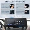 [2Pcs]12.3"Car Screen Protector for 2024 2025 2026 Toyota Grand Highlander Screen Protector 2024-2026 Toyota Grand Highlander XLE/Limited/Platinum 12.3 inch Display,2024 2025 2026 Grand Highlander Touchscreen 2PCS PET Nano Protective Film 2024 Toyota view 4